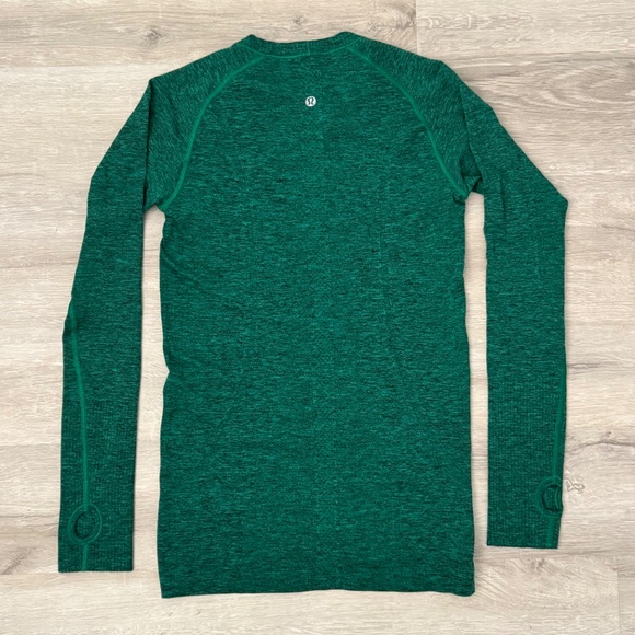 lululemon Women’s Swiftly Tech Long-Sleeve Shirt 2.0 Hip Length Size 6 Green - Picture 2 of 8